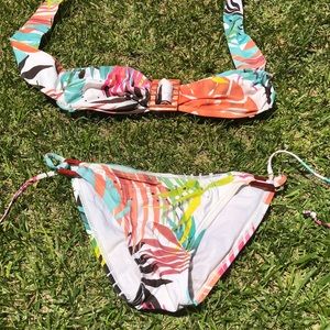 W swim bikini with cute beading!